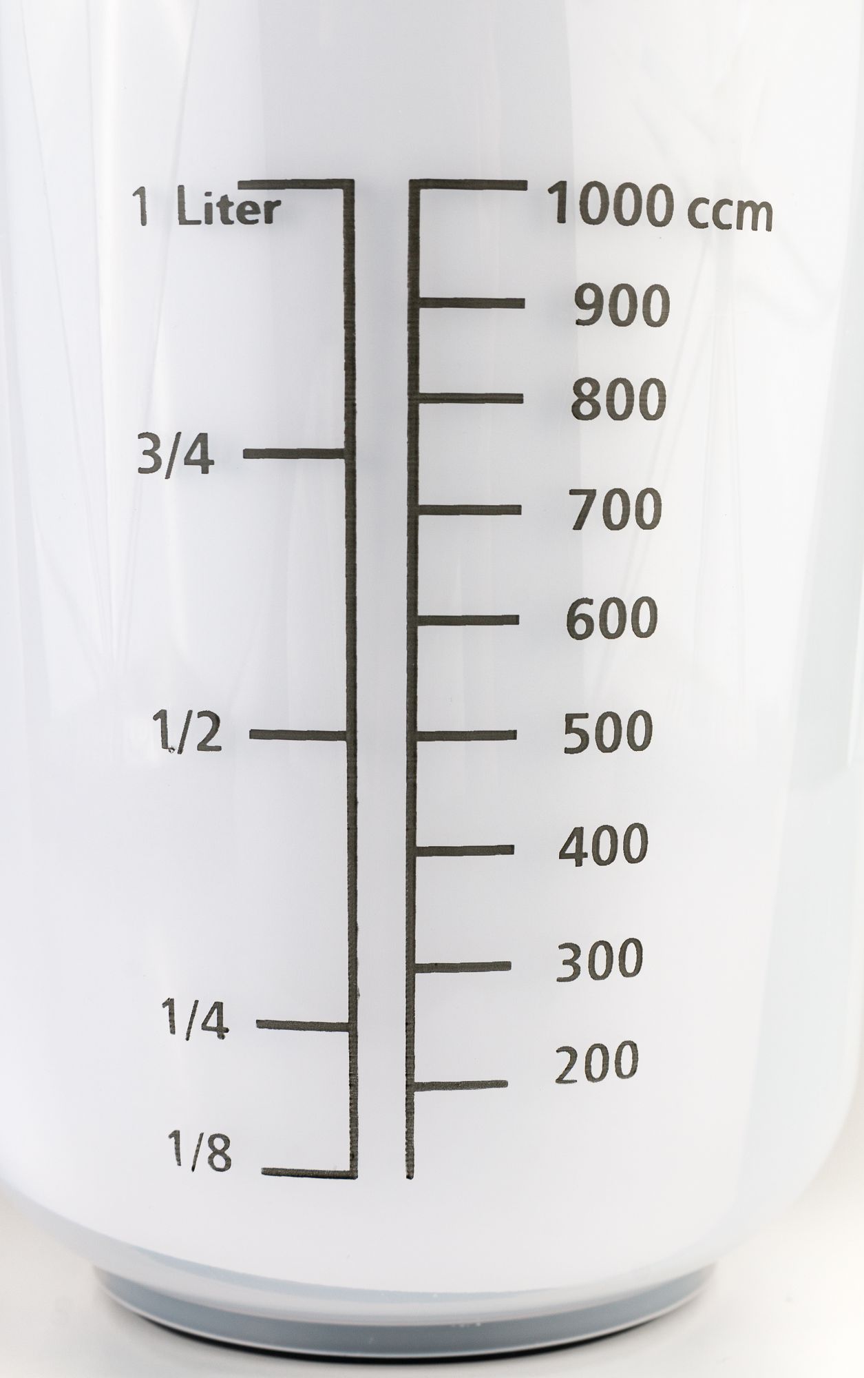 RoyalFay® Messbecher 1L Kunststoff (PP) mit Liter- und Gramm-Skala